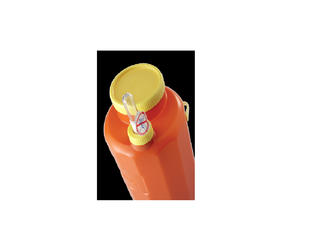 Контейнер для збору сечі протягом 24 годин з пристроєм безпеки